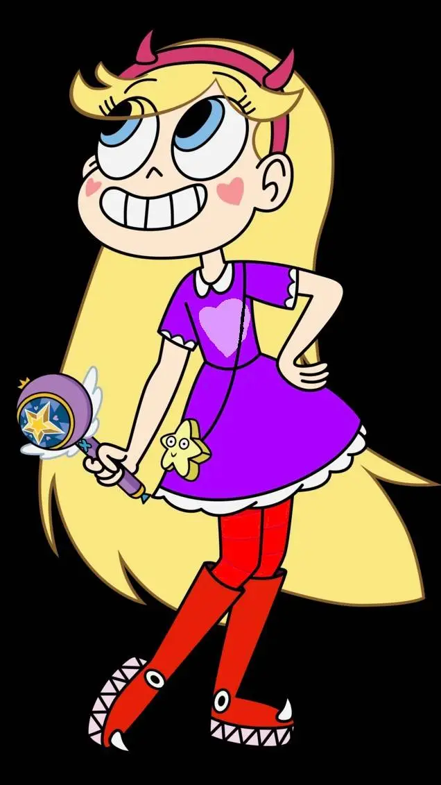 ai character: star butterfly background