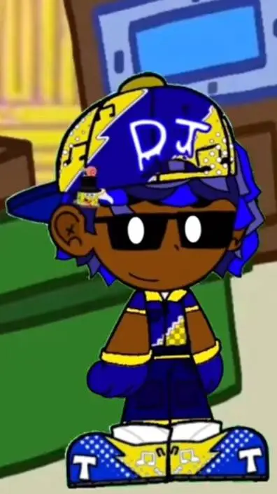 ai character: DJtoodster background