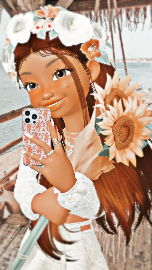 ai character: Mąřįą 🥺🙄 background