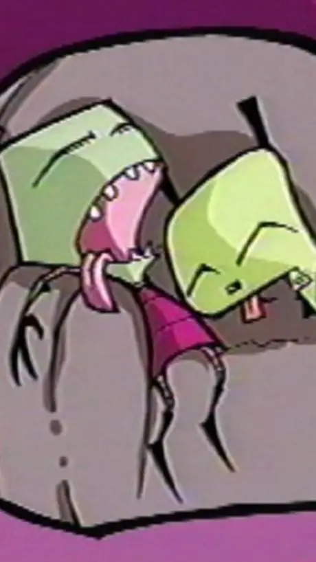 ai character: INVADER ZIM SLEEP  background