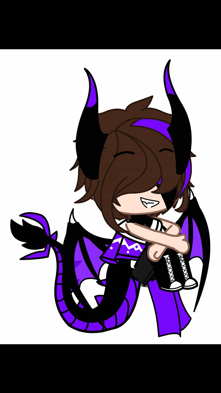 ai character: Enderdragon geor background