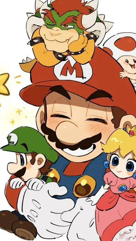ai character: Mario background