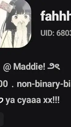 ai character: Me! (Maddie) 💐 background