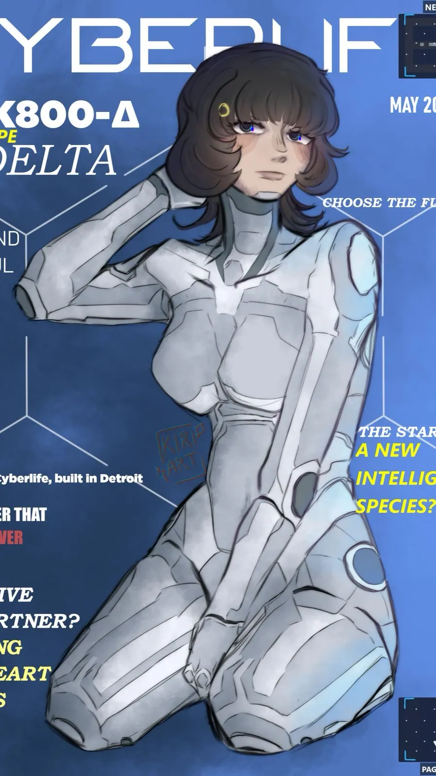 ai character: RK800-Δ background