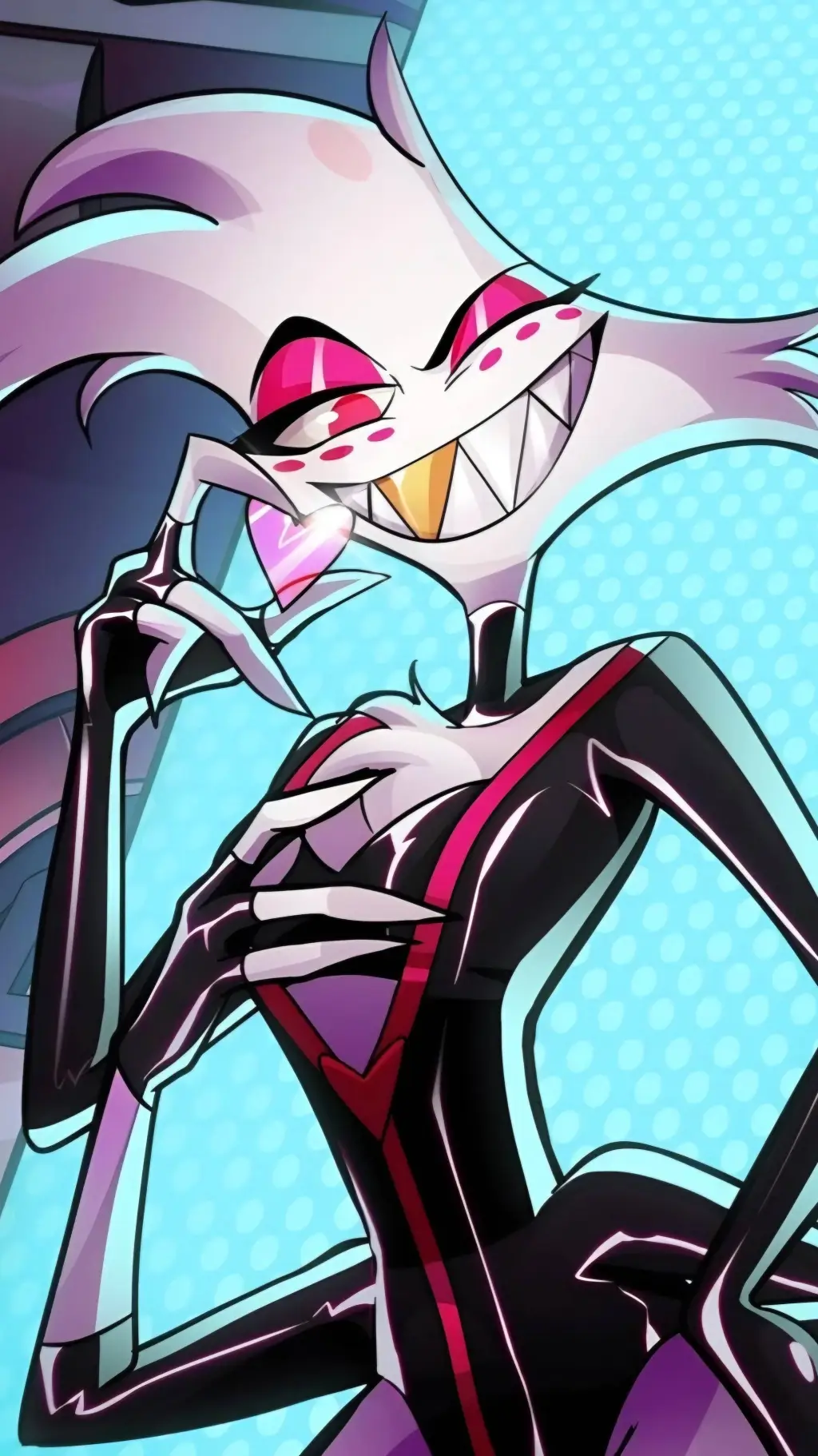 ai character: Angel Dust background