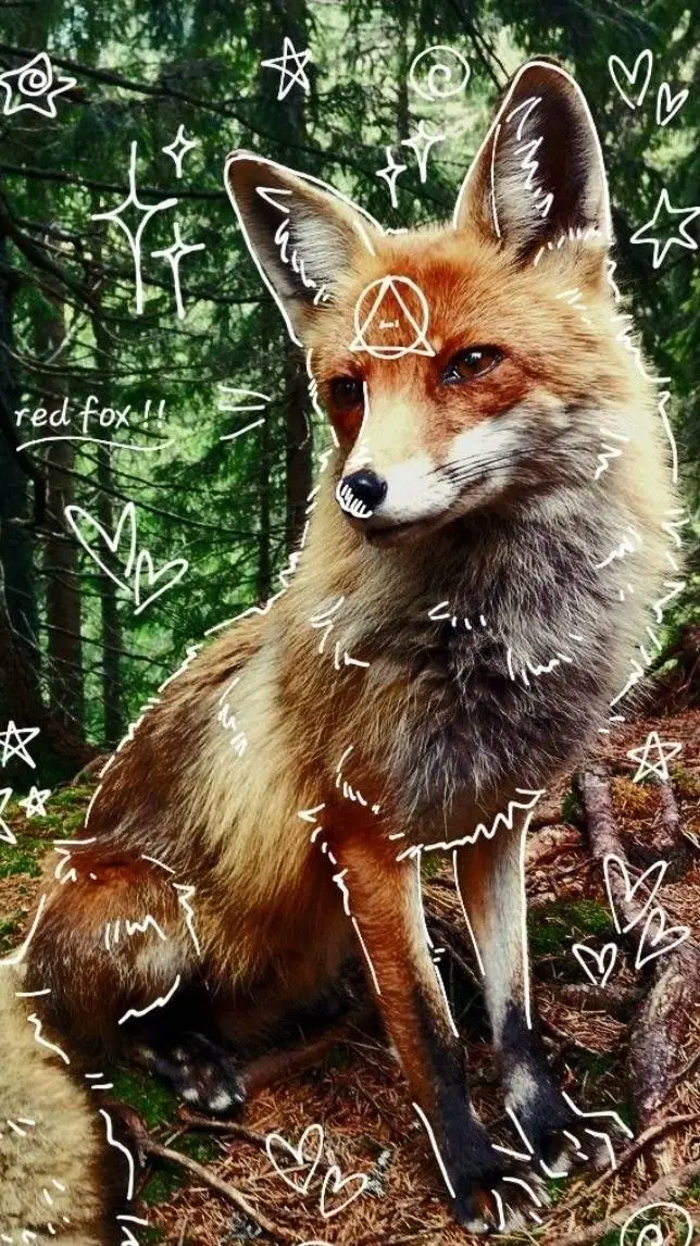 ai character: fox background
