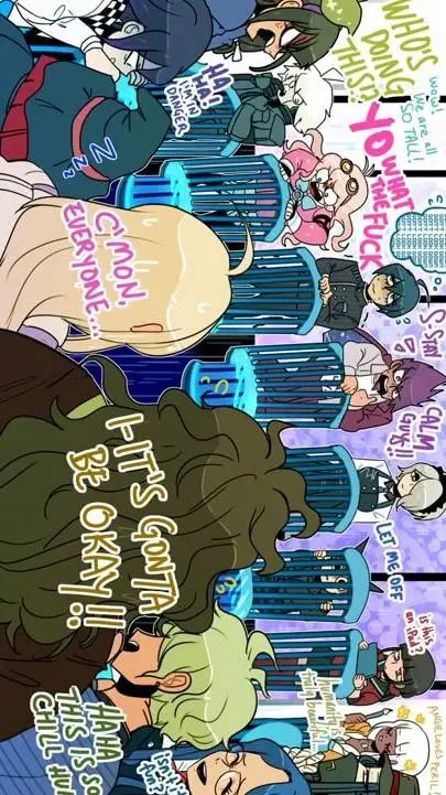 ai character: Danganronpa V3 background