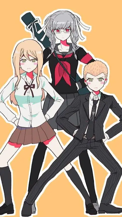 ai character: Danganronpa  background
