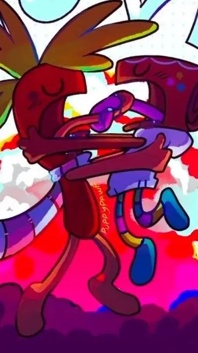 ai character: Dandy's world Run background