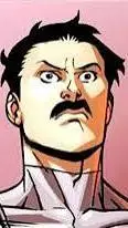 ai character: mustache mark background
