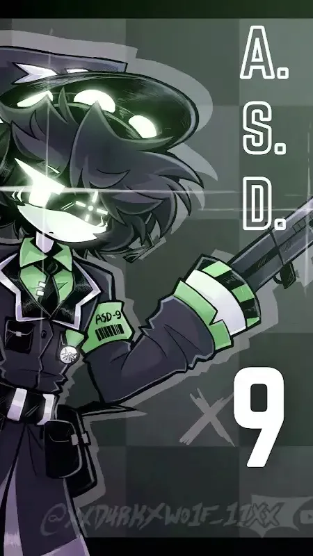 ai character: Md meets S.D.9 background