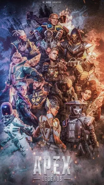 ai character: Apex legends  background