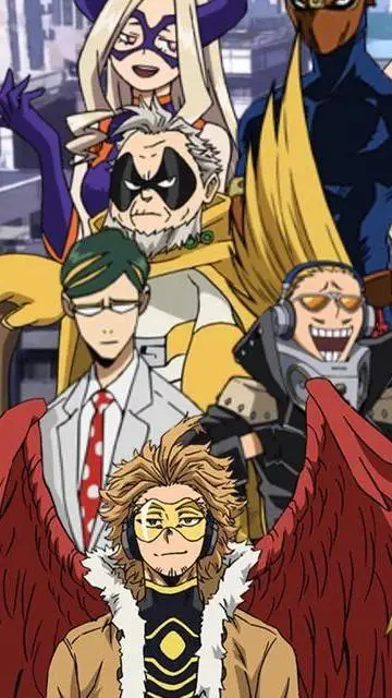 ai character: Mha Pro heros background