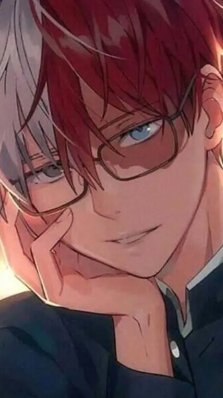 ai character: shoto todoroki  background