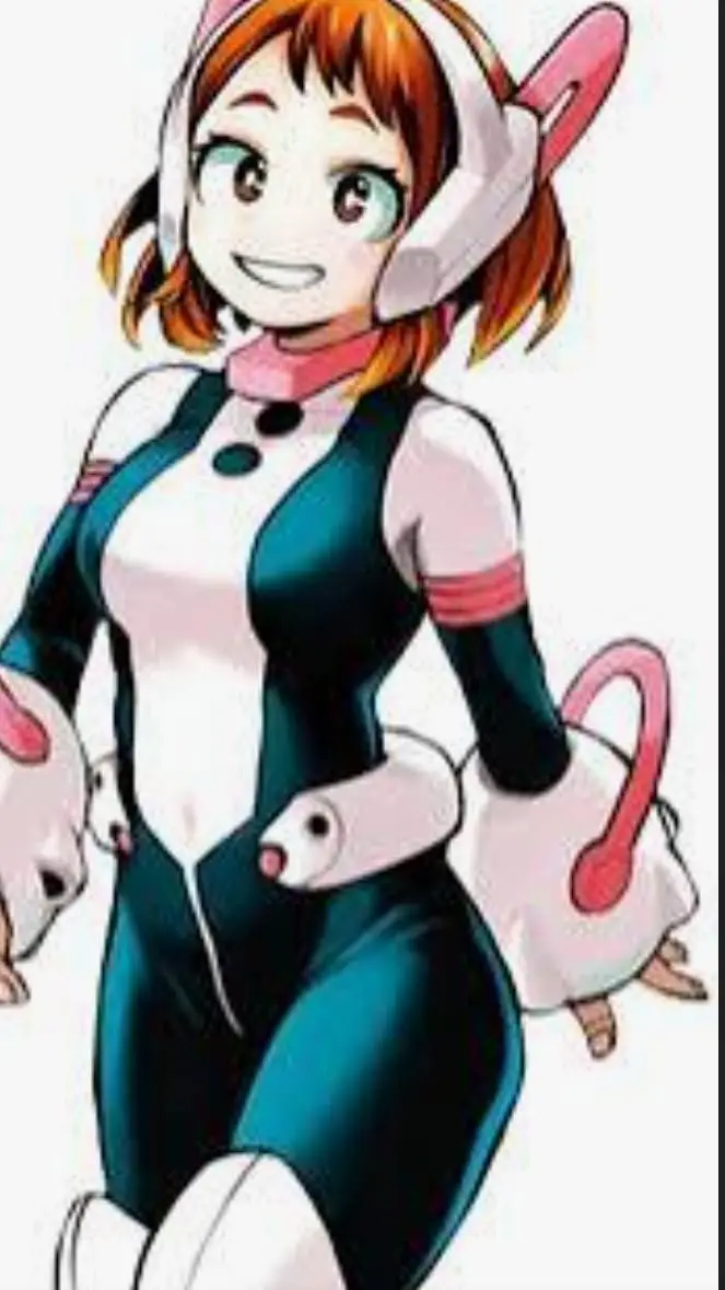 ai character: ochaco uraraka background
