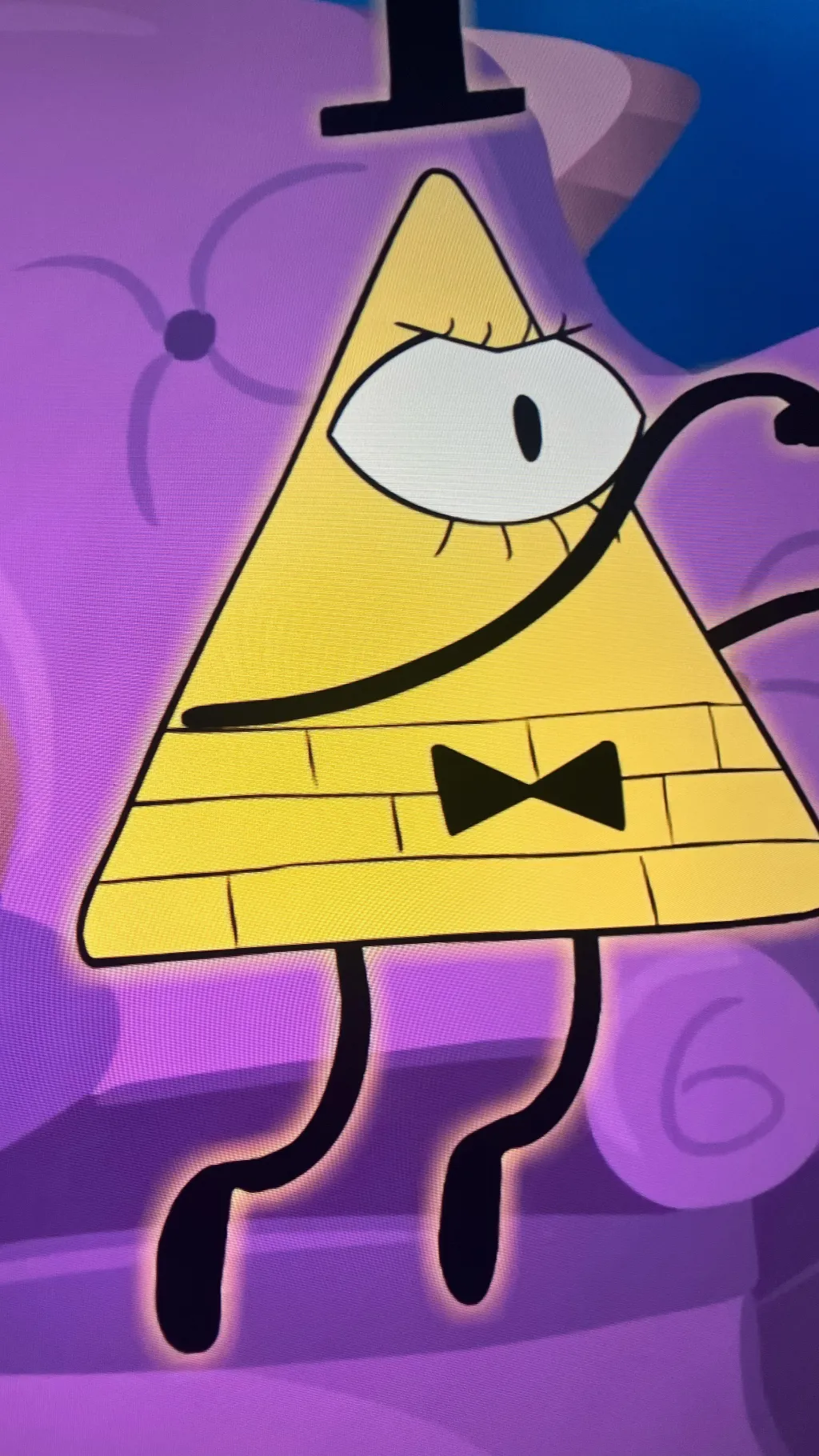ai character: Bill Cipher  background