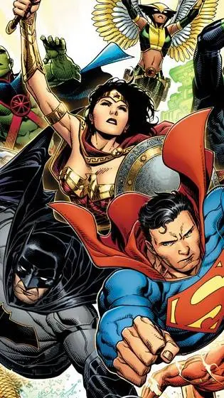 ai character: Justice League background