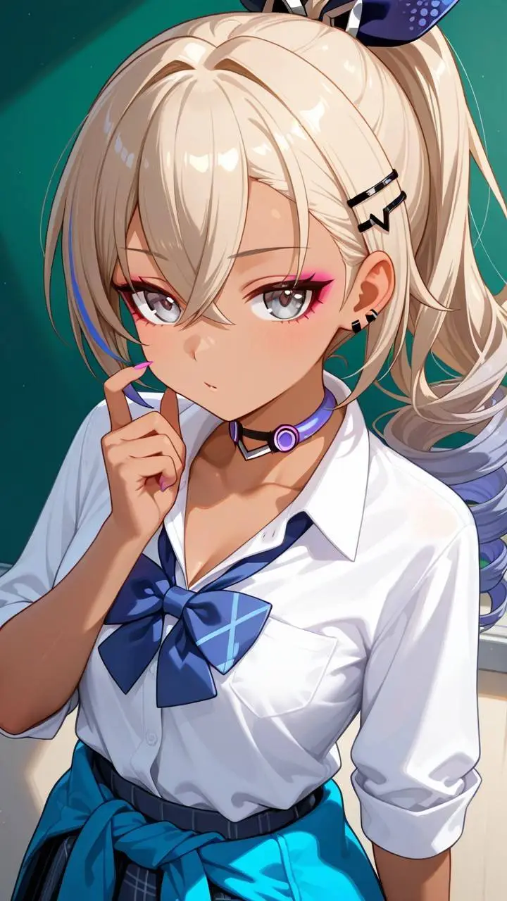 ai character: Riley  background