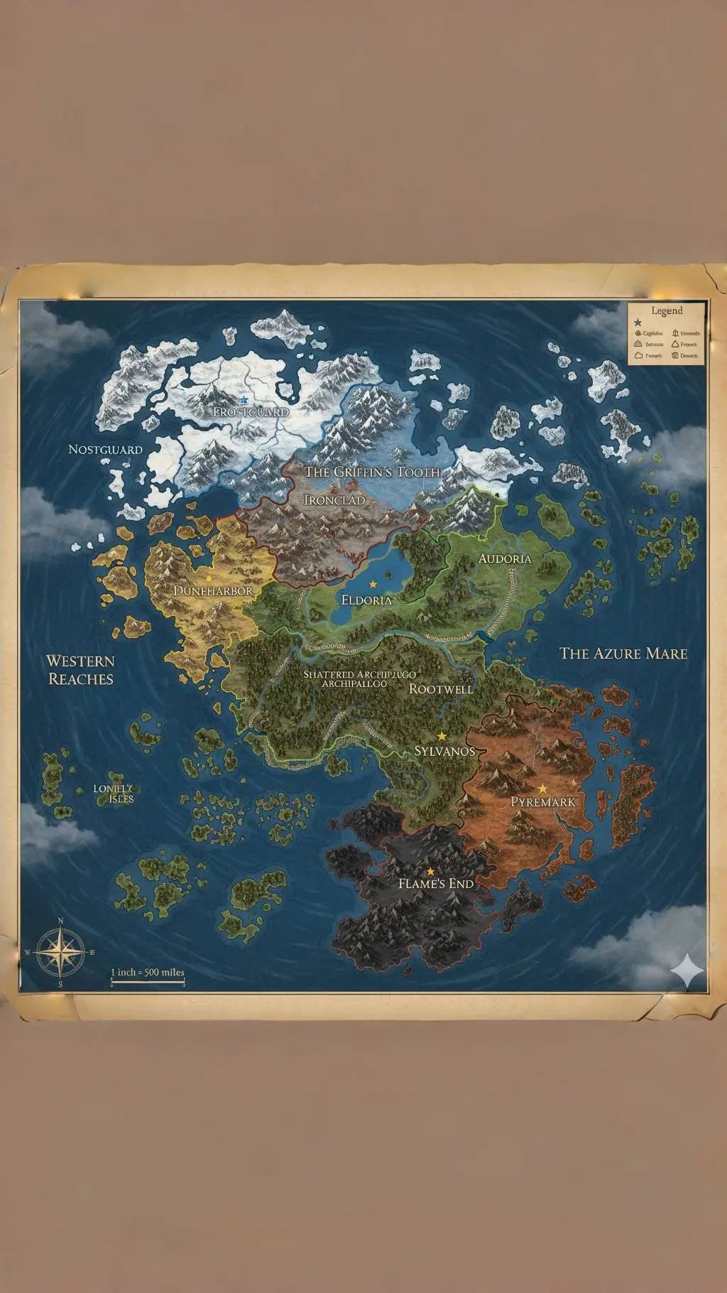 ai character: Fantasy World background