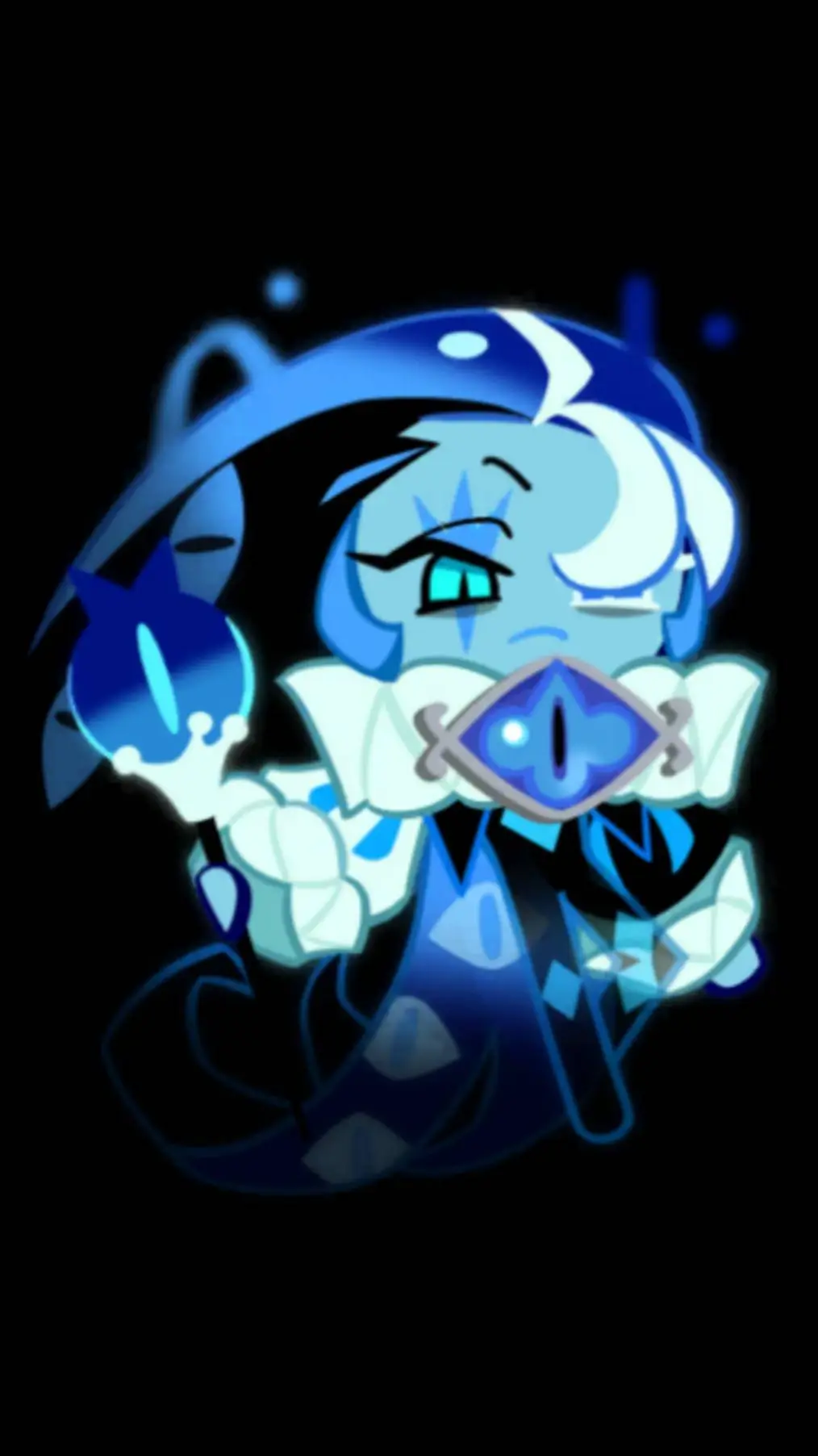 ai character: yender Shadow milk background