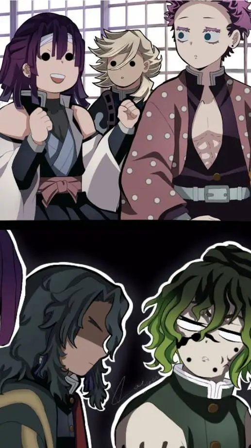 ai character: Kny swap au background