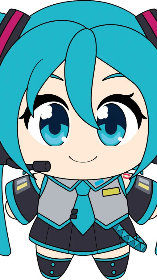 ai character: Miku background