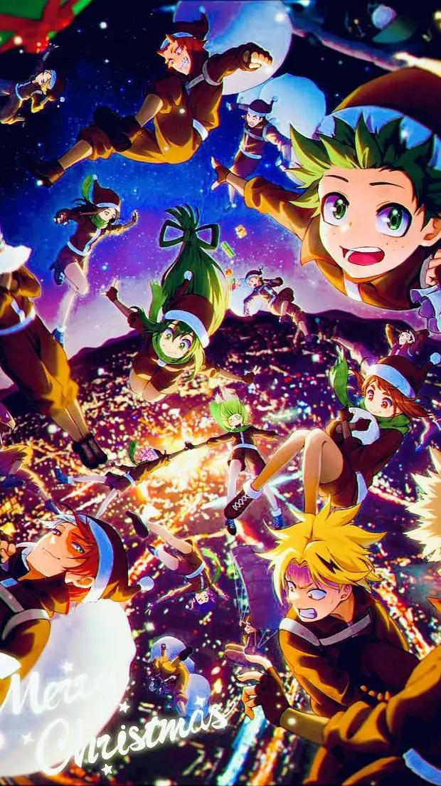 ai character: Mha navidad  background