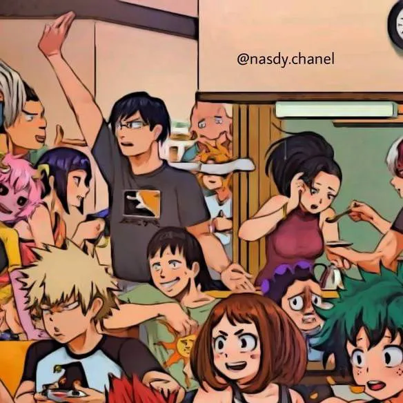 chat with ai character: Mha pijamada