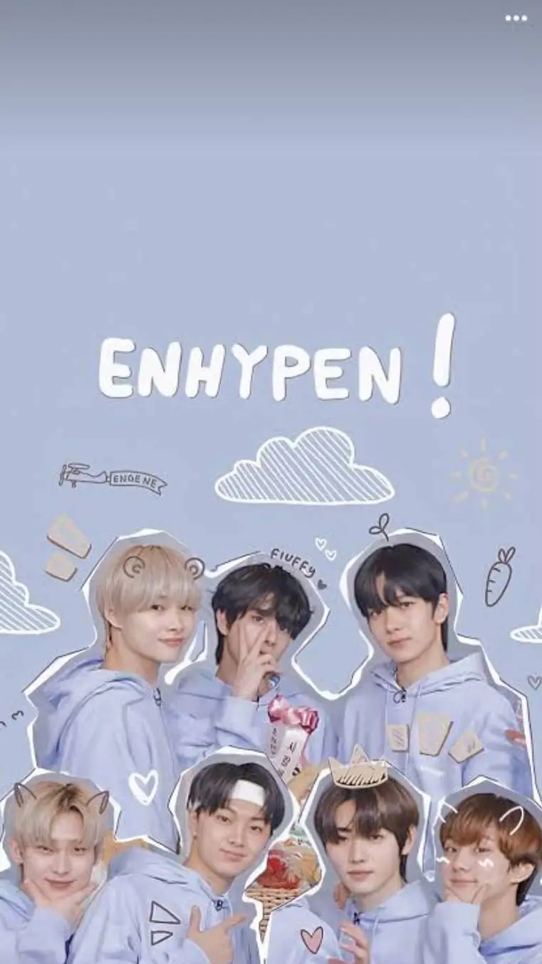 ai character: Enhypen :3 background