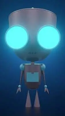 ai character: GIR (invasor zim) background