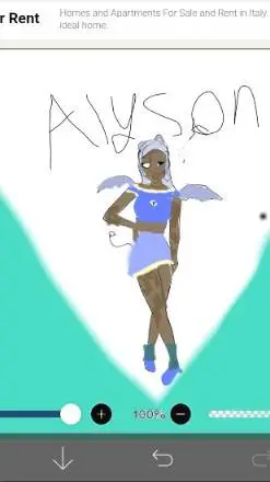 ai character: Alyson background