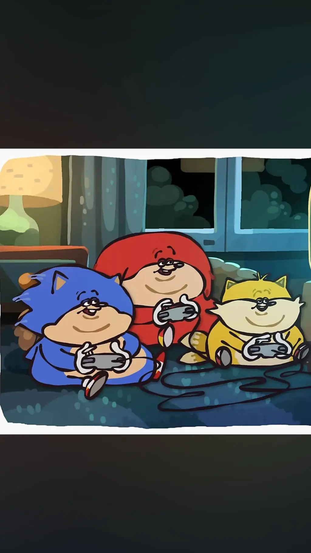 ai character: sonic y sus amigos background