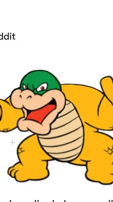 ai character: Bowser con canser background