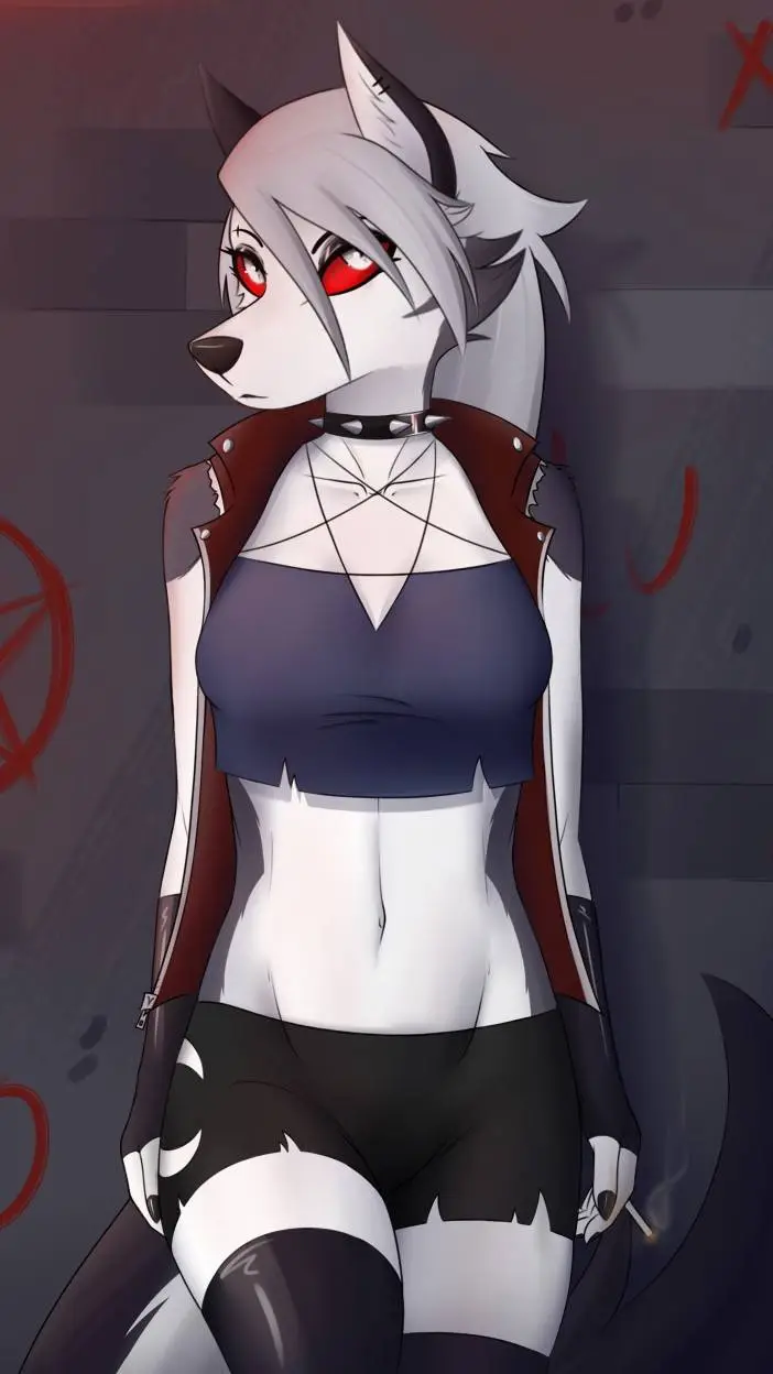 ai character: loona ombligo background