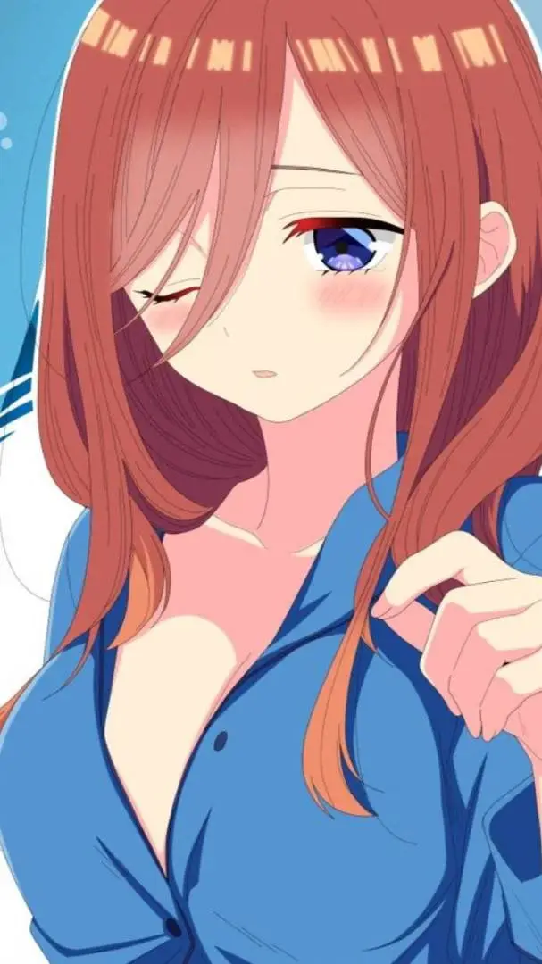 ai character: Miku nakano background