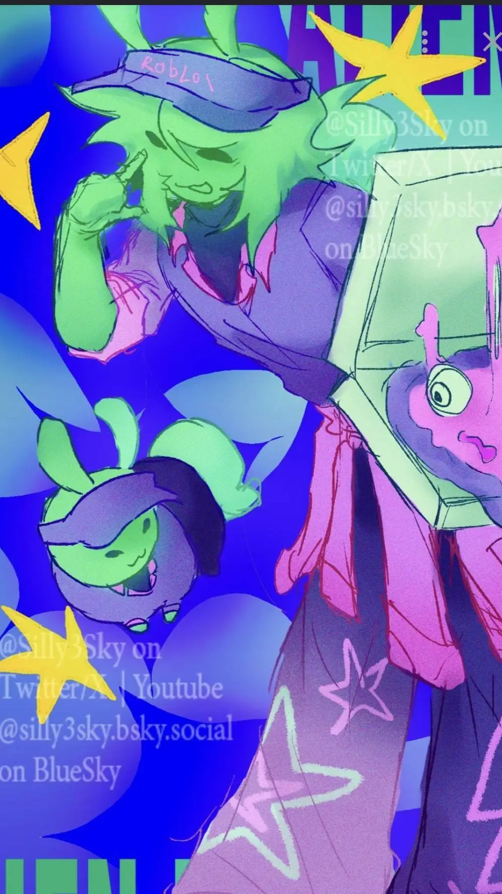 ai character: Alien elliot background