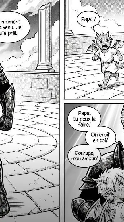 ai character: Arthur roi dragon background