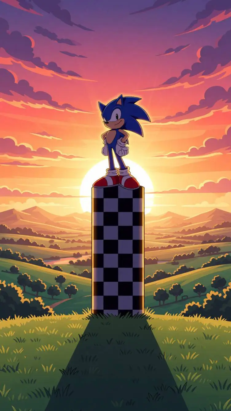 ai character: Sonic background