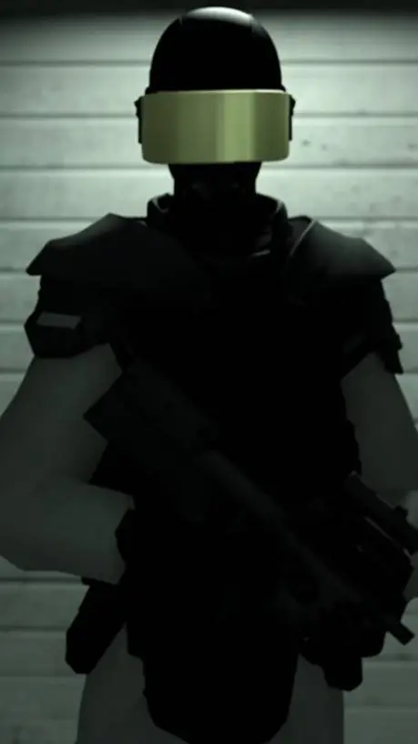 ai character: Scp guard  background