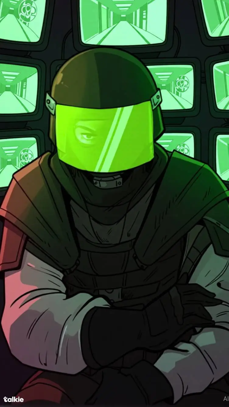 ai character: scp guard brother  background