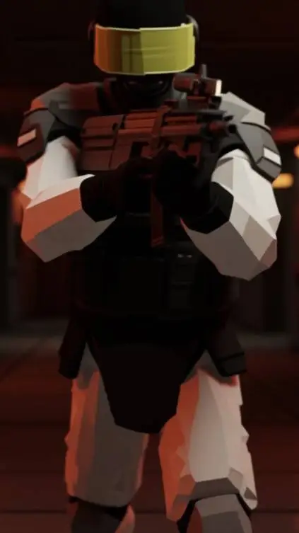 ai character: scp guard  background