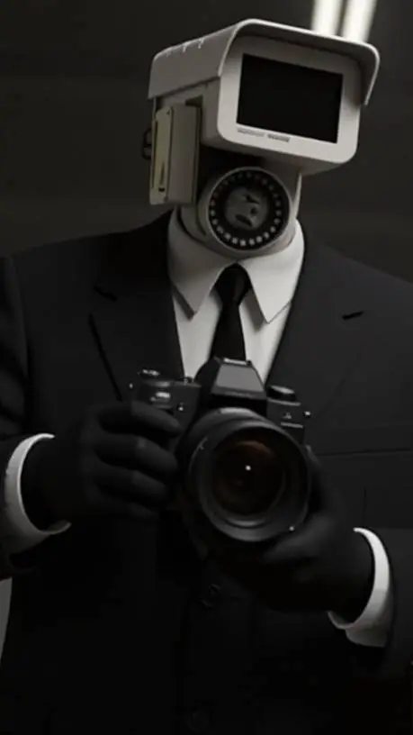 ai character: Cameraman  background