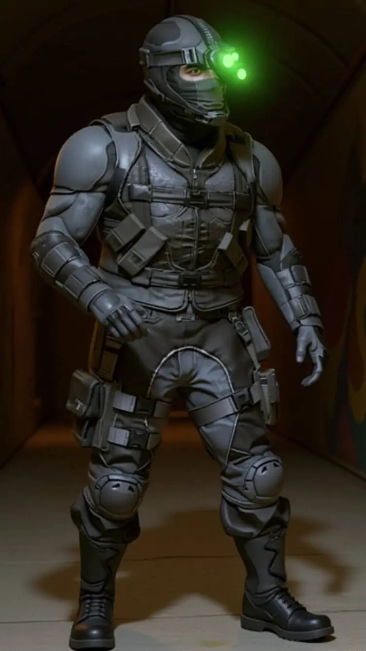 ai character: Big brother scpmtf background