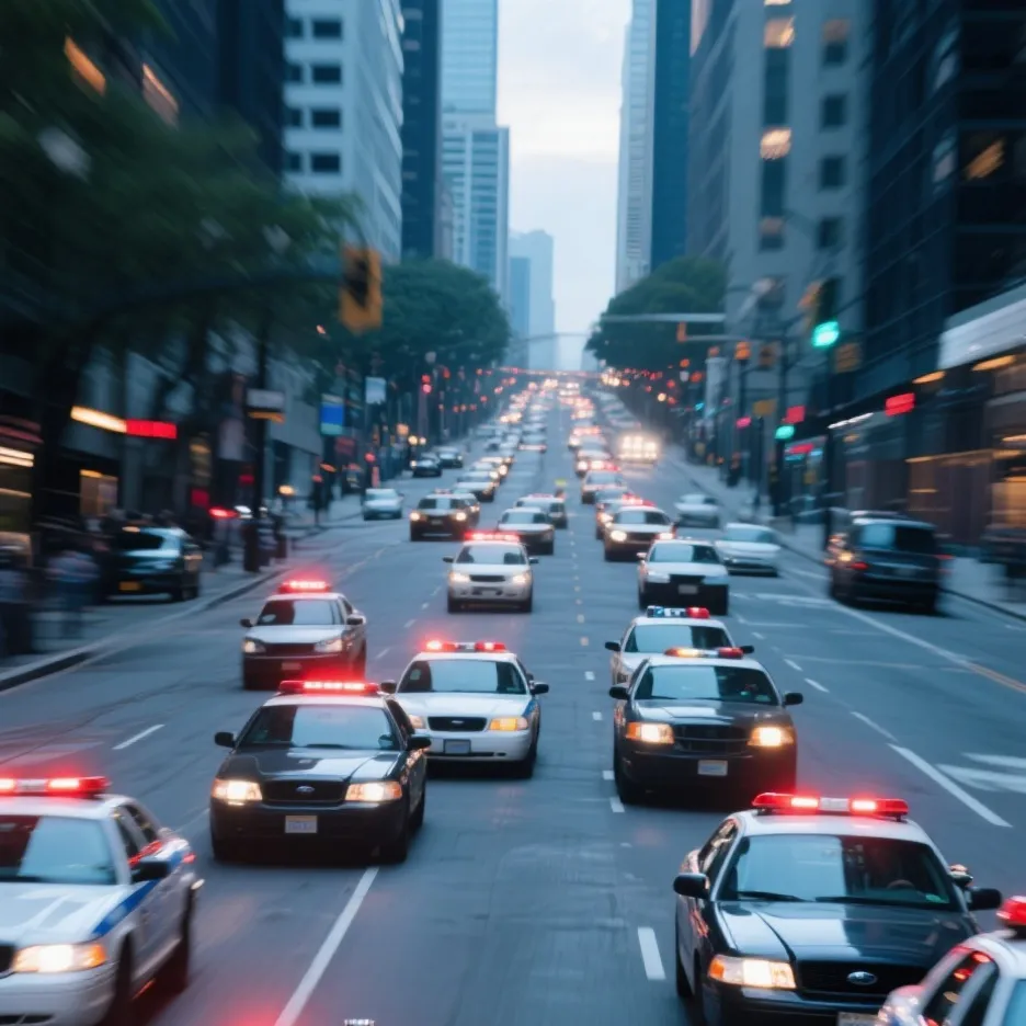chat with ai character: police chase