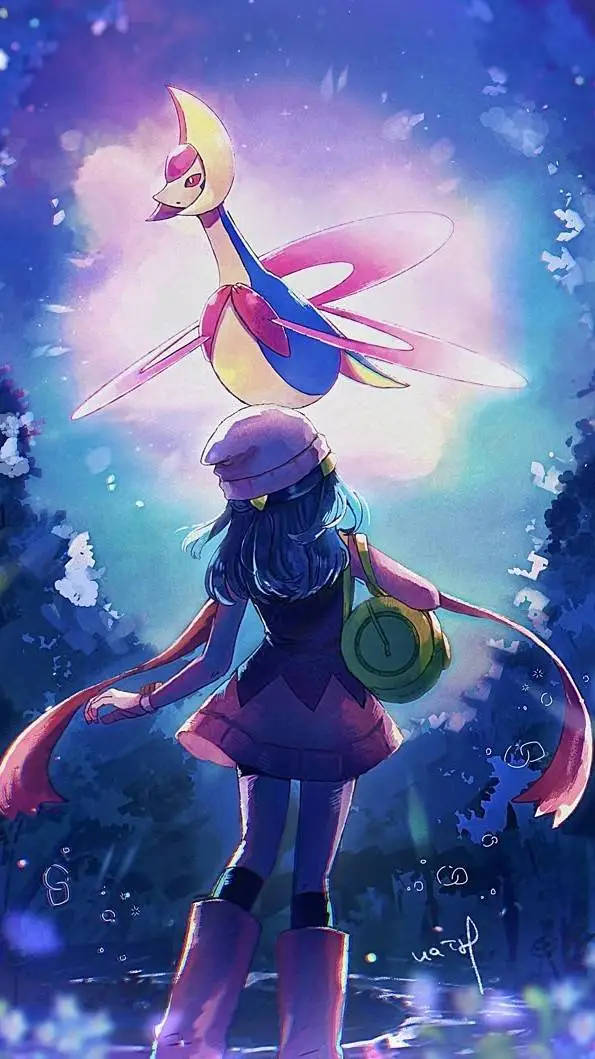 ai character: Cresselia  background