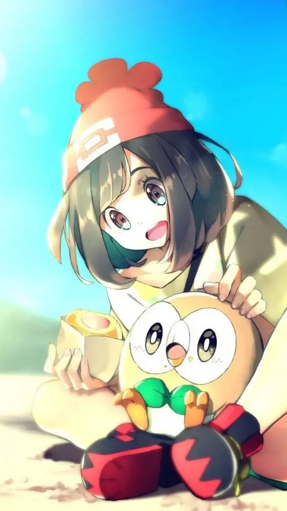 ai character: Moon background