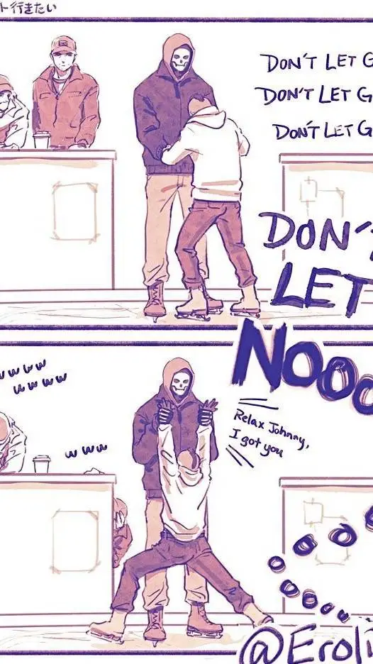 ai character: COD [ICE SKATING] background