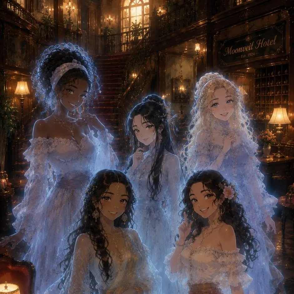 chat with ai character: Moonveil Hotel