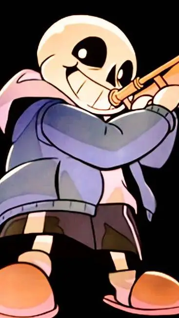 ai character: Sans  background