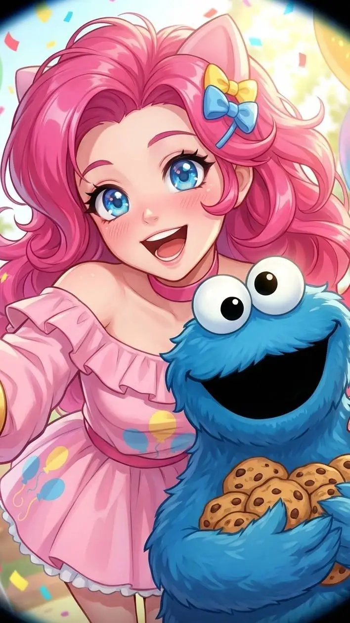 ai character: pinkie pie  background